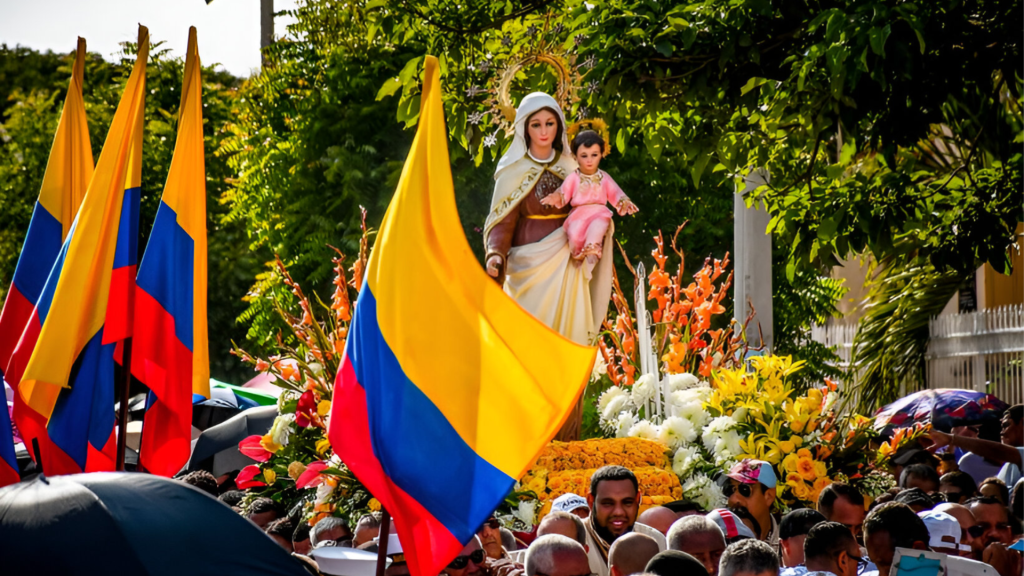 Virgen del Carmen en Colombia